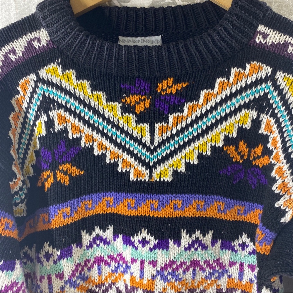 Nomadic Traders Aztec / southwestern Sweater 100% cotton - Picture 2 of 8